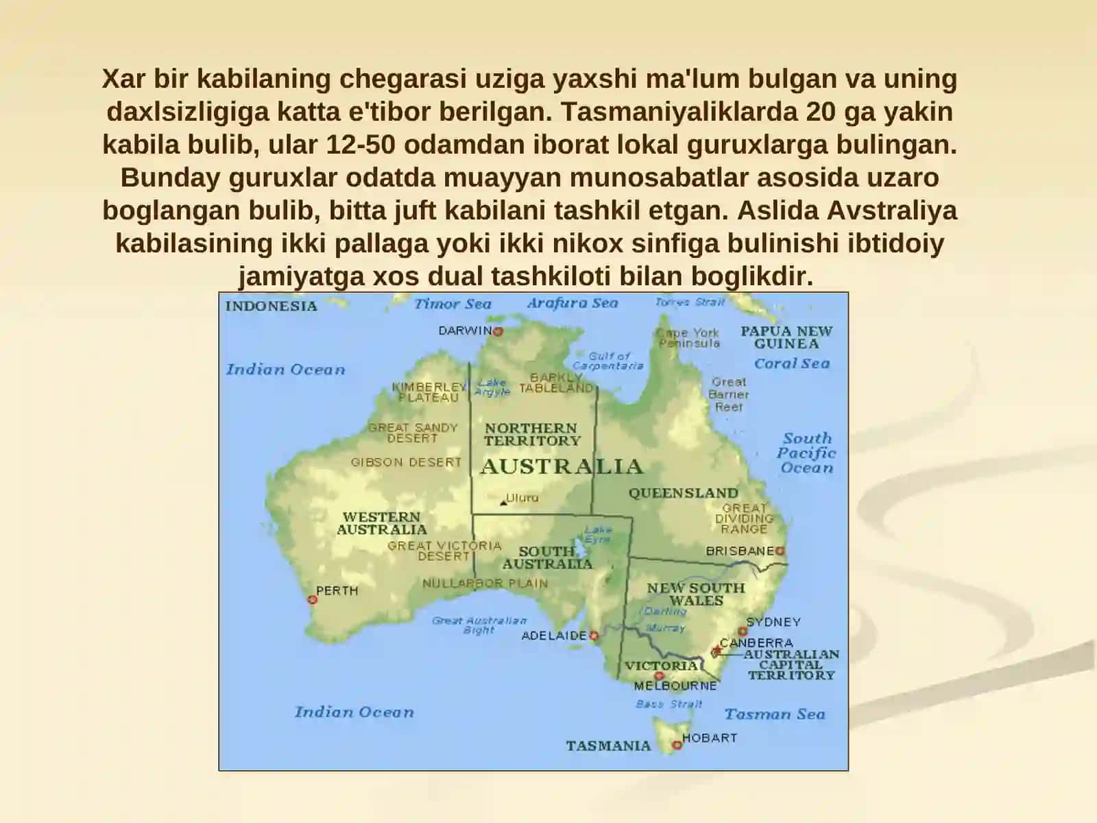 Tasmaniyaliklar va ularning ijtimoiy tuzumi 3