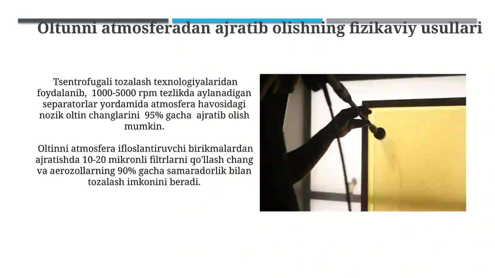 Tsentrofugali tozalash texnologiyalari 3