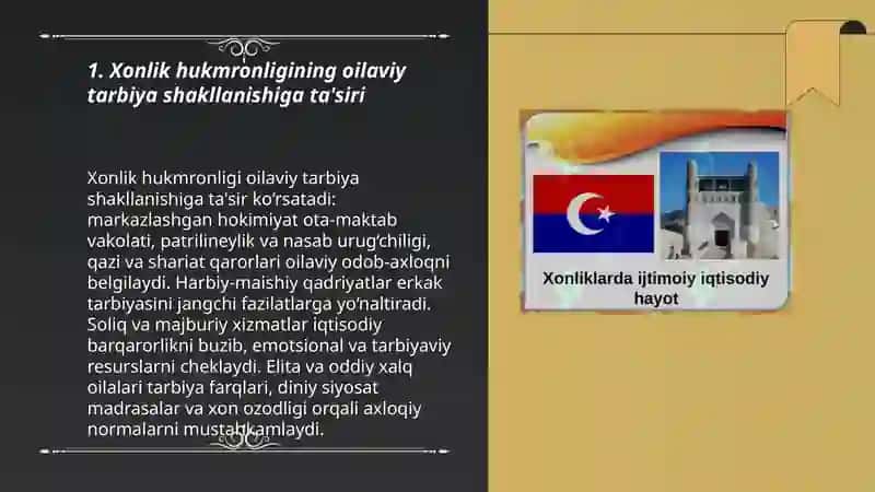 Xonliklar davridagi ijtimoiy siyosiy muhitning tarbiyaga tasiri 3