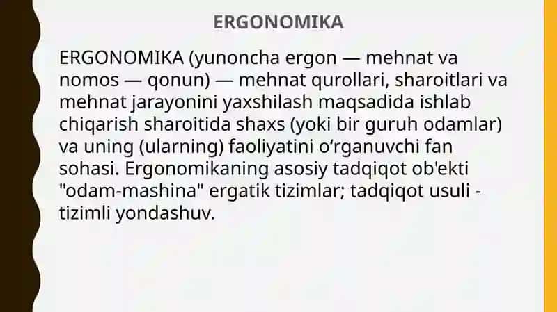 ERGONOMIKA 3