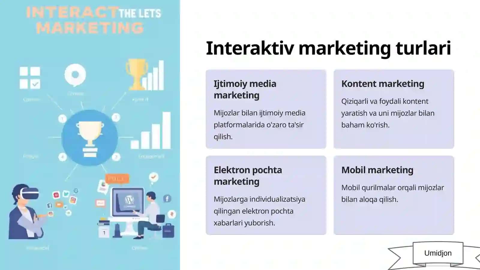 Interaktiv marketing: Mijozlaringiz bilan aloqa qilishning yangi yo'li 3
