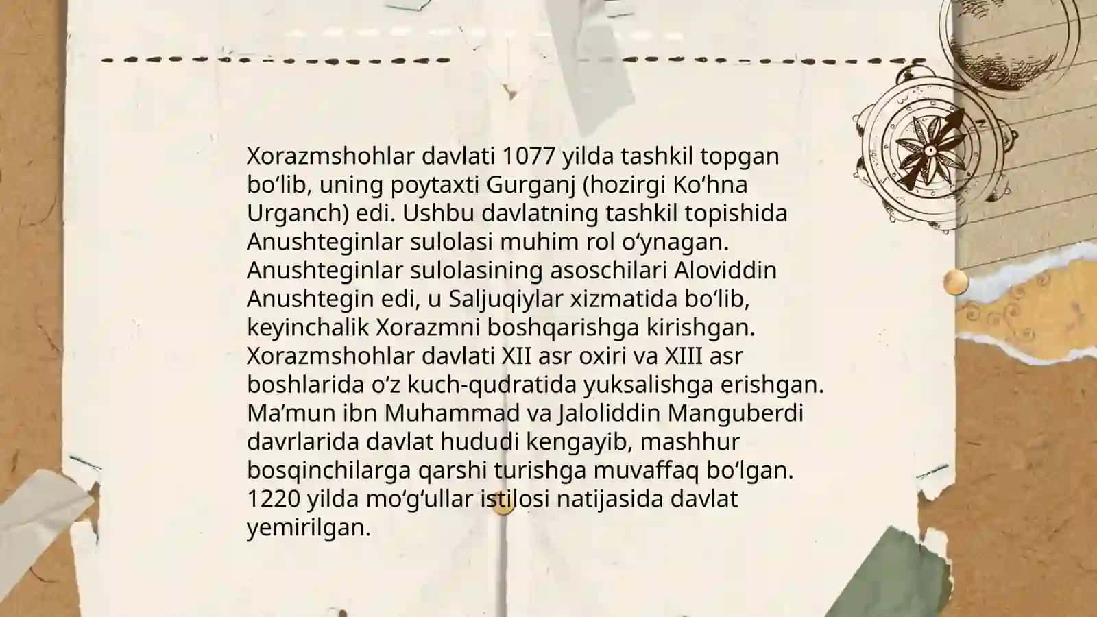 Xorazmshohlar davlatining yuksailishi 3