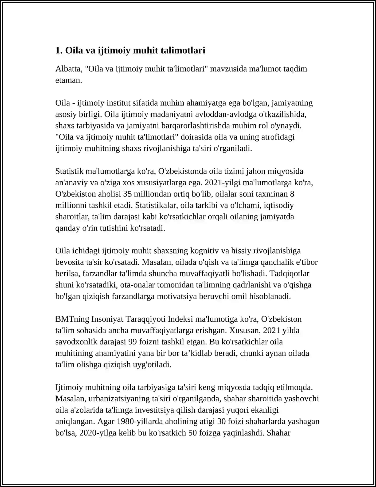 UYUSHMAGAN YOSHLAR BILAN OLIB BORILADIGAN IJTIMOIY PEDAGOGIK ISH 3