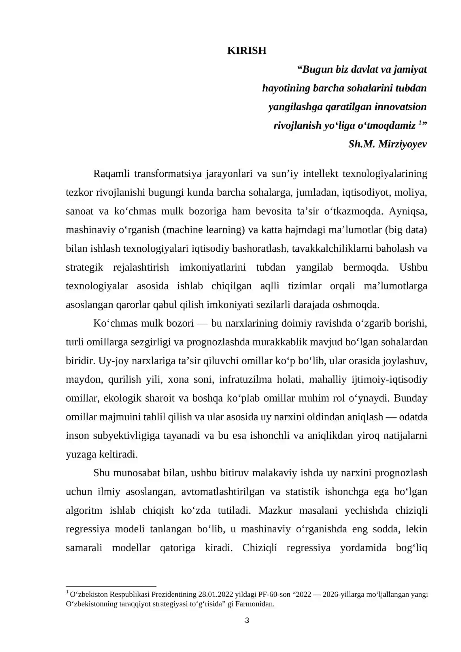 Chiziqli regressiya yordamida uy narxlarini bashorat qilish 3