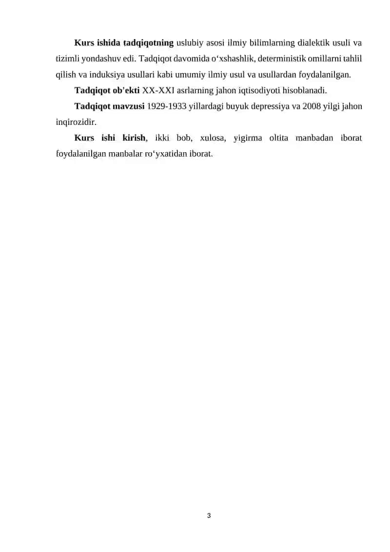 Iqtisodiyotning tsiklik rivojlanishining nazariy asoslari 3