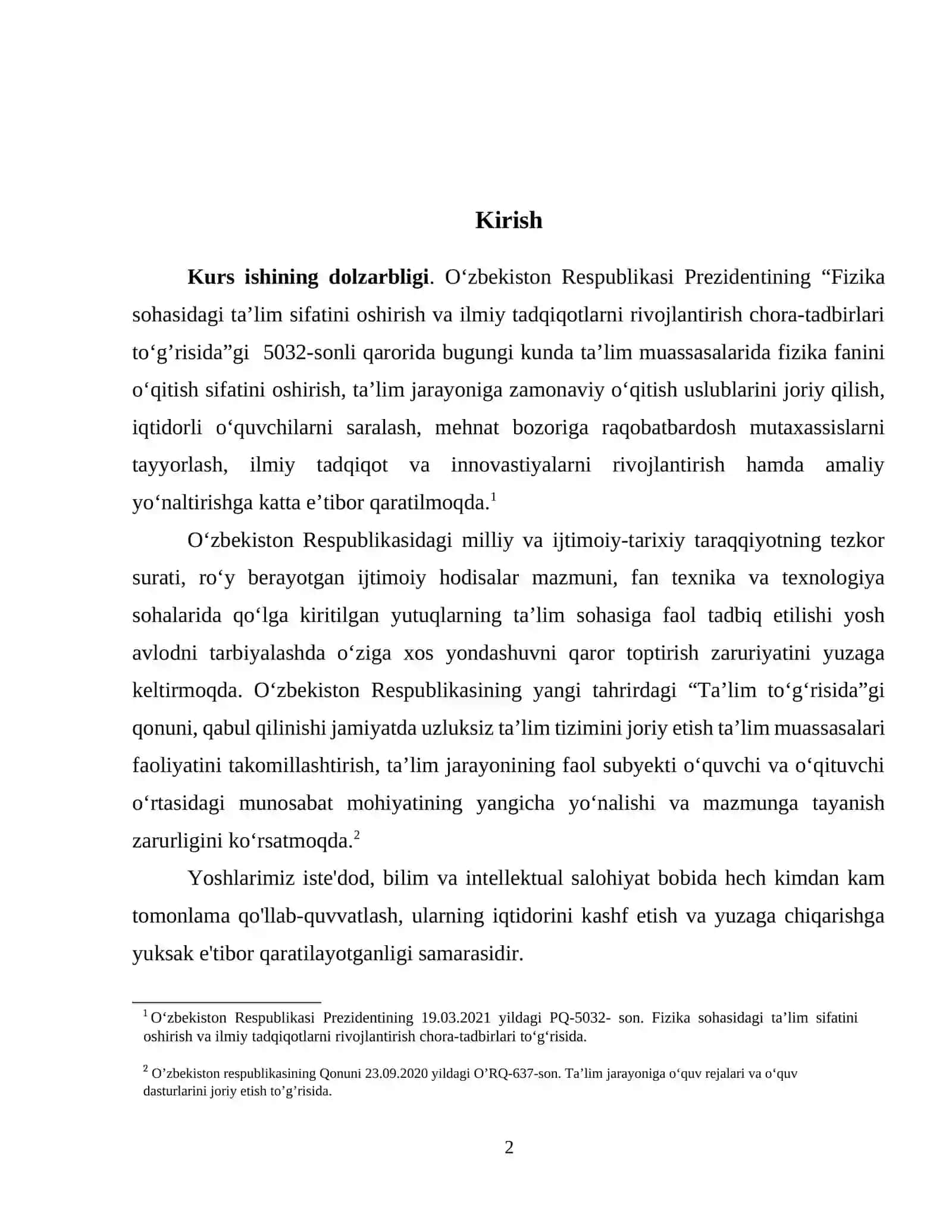 Fizika va astranomiyadan to'garak mashg'ulotlarini tashkil qilish metodikasi 3