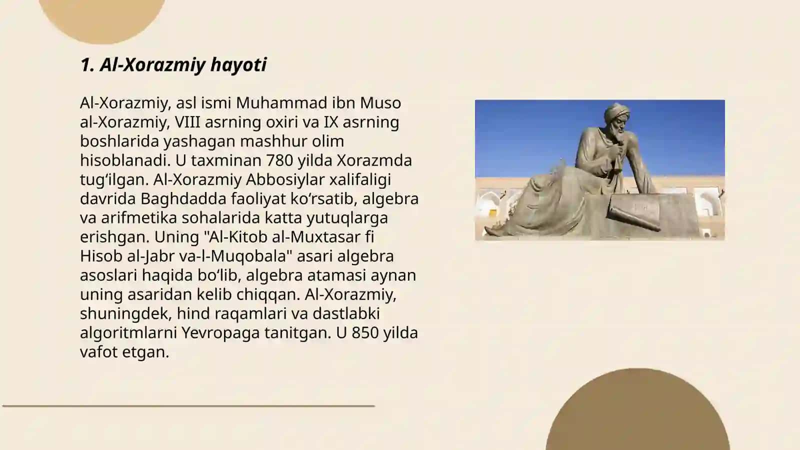 Al-Xorazmiy 3
