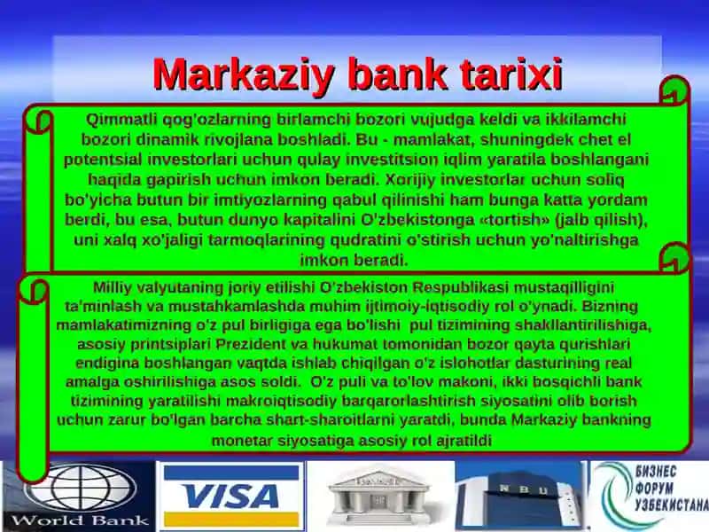 Markaziy bank va uning funktsiyalari 3