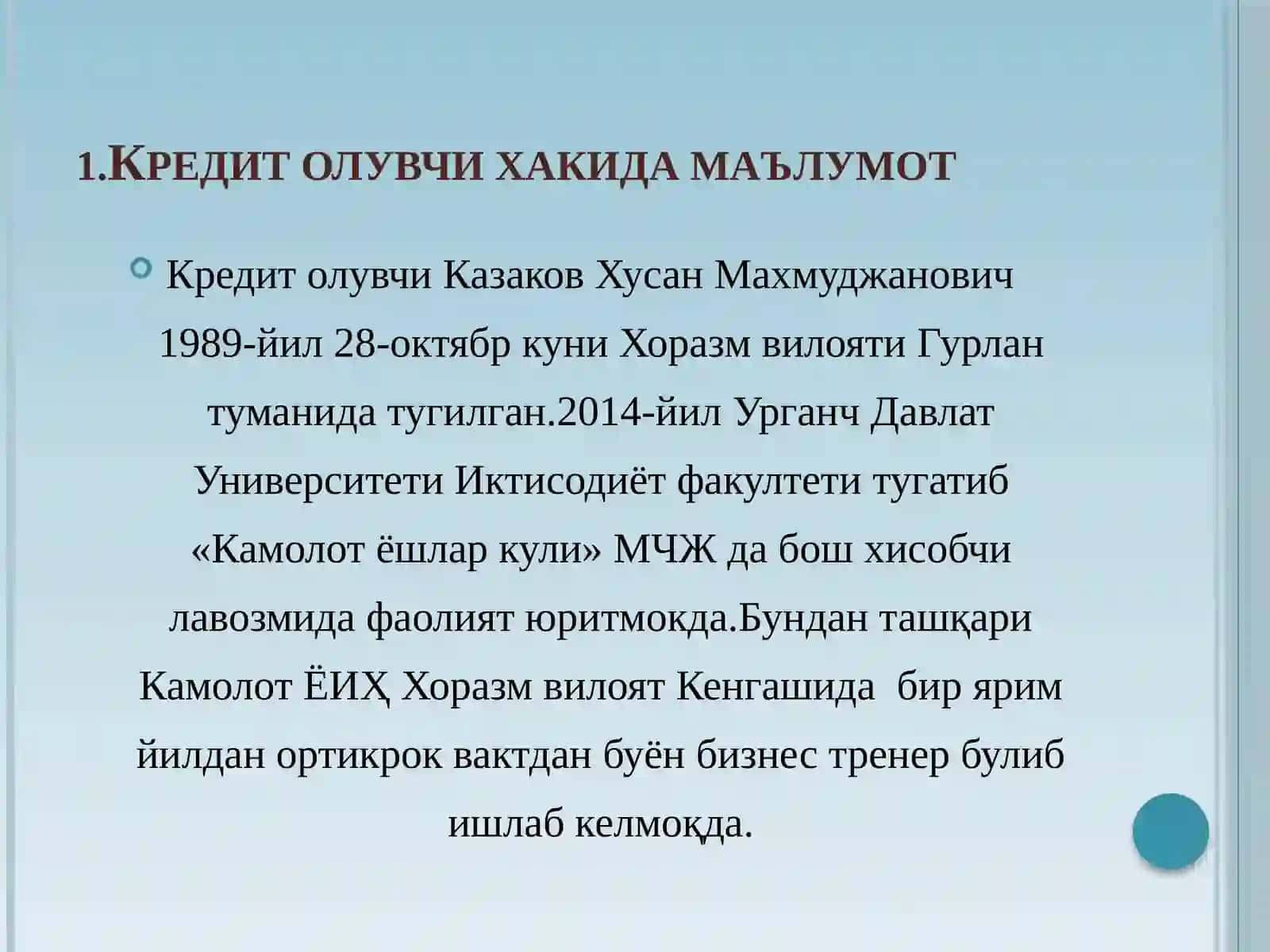 Хоразм вилояти туманида яшовчи сочиқ ишлаб 3