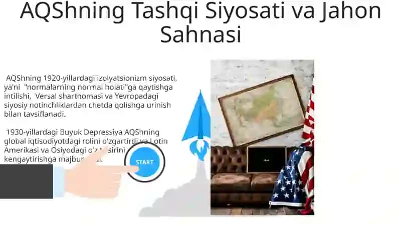 Ikki Jahon Urushi Oraligʻidagi AQSH va Yevropa Mamlakatlari 3