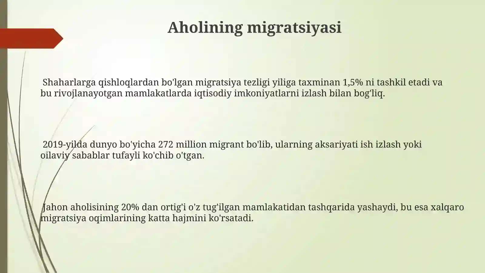 Jahon aholisi va uning joylashuvi 3