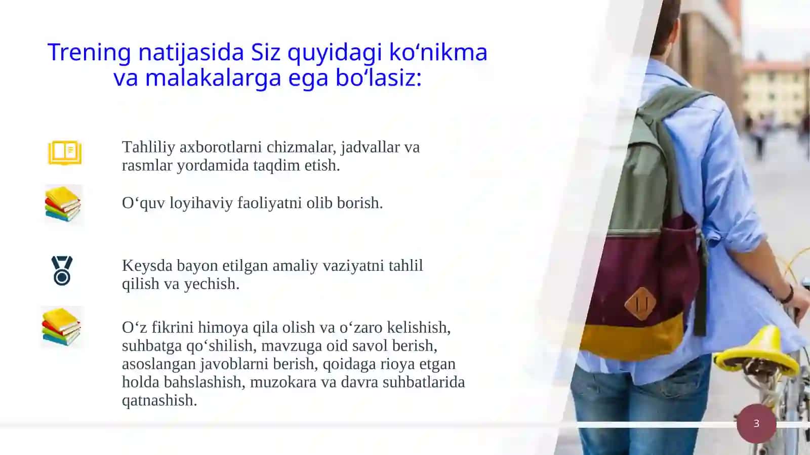 BIRINCHI KURS MAKTABI TRENINGI 3