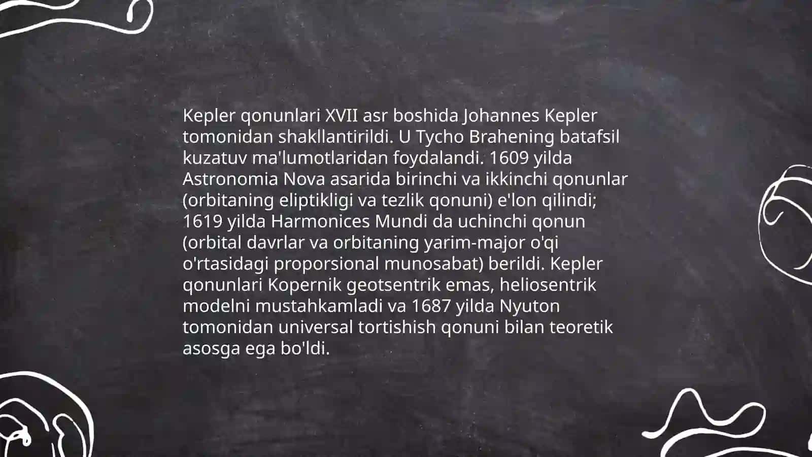 Kepler qonunlari 3
