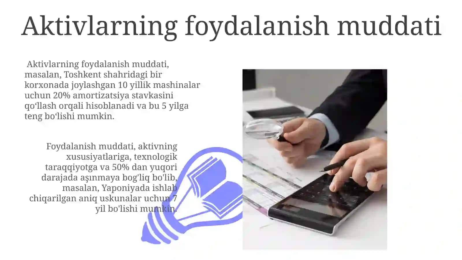 Assosiy vositalarni qayta baholash 3