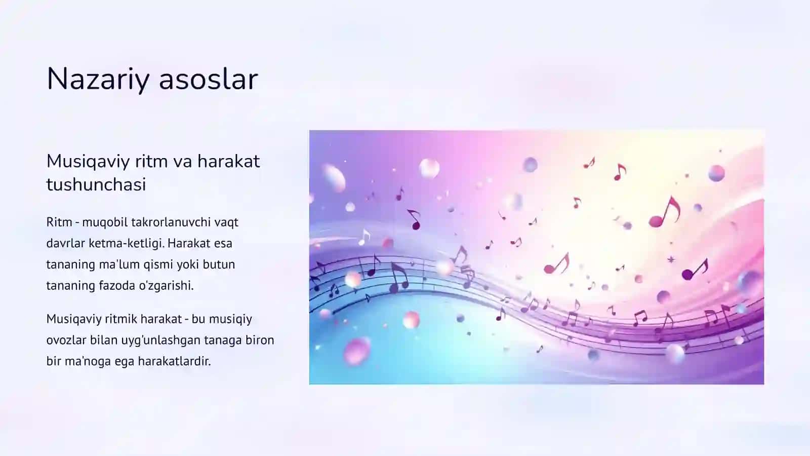 Bolalarni musiqaviy ritmik harakatga o'rgatish 3