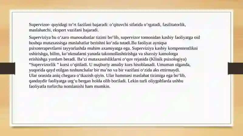 Superviziya samarali ijtimoiy ishni ta’minlash omili sifatida 3