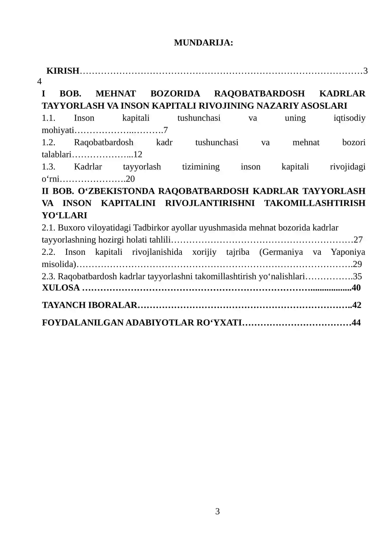 MEHNAT BOZORIDA RAQOBATBARDOSH KADRLAR TAYYORLASH VA INSON KAPITALI RIVOJI 3