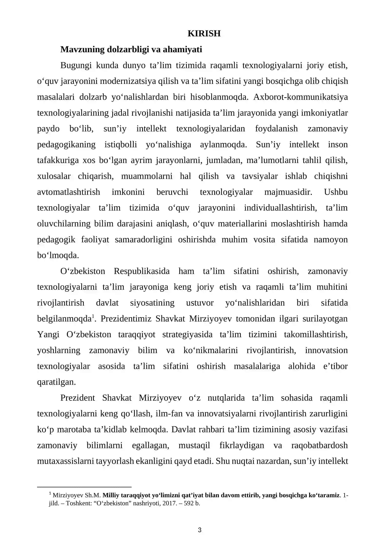 TA’LIM SIFATINI OSHIRISHDA SUN’IY INTELLEKT TEXNOLOGIYALARINING O‘RNI 3