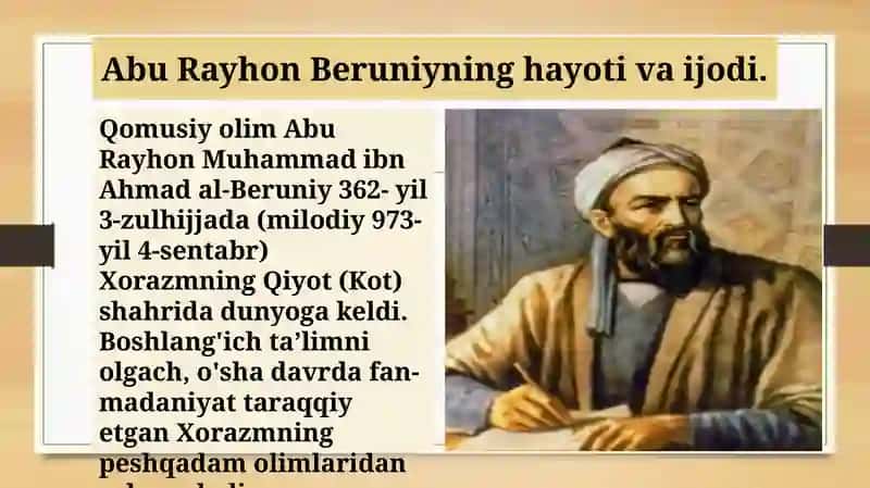 Abu Rayhon Beruniyning pedagogik qarashlari 3