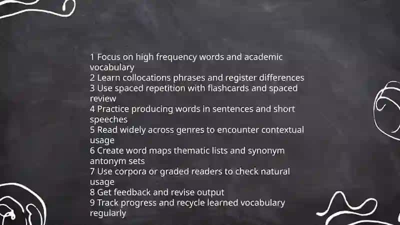 Improve speaking and writing skills 3