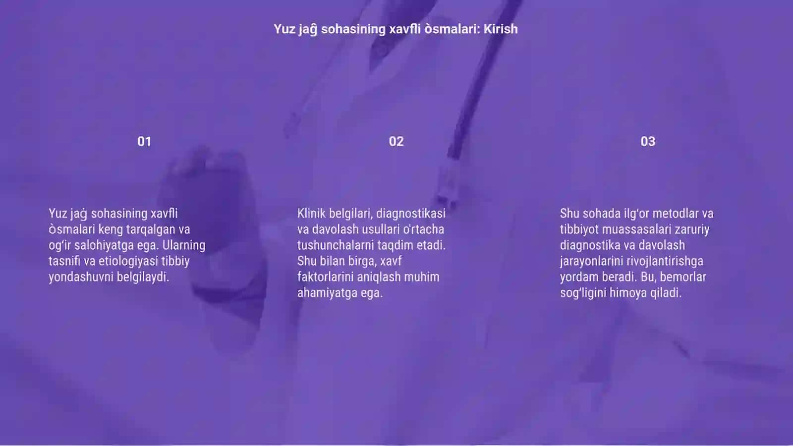 Yuz jaĝ sohasining xavfli òsmalari 3