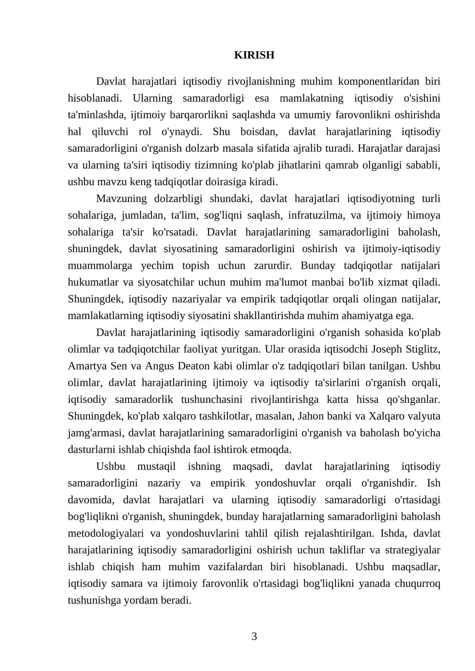 Davlat harajatlarining iqtisodiy samaradorligi nazariy va imperik yondoshuvlar 3