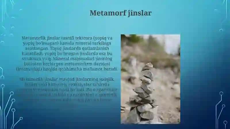 Minerallar va toģ jinslari 3