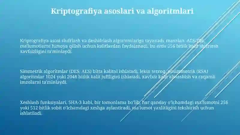 Kriptografik ilovalar 3