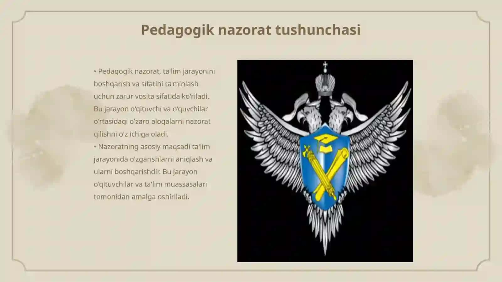 Pedagogik nazorat va ta'lim sifatini baholash 3