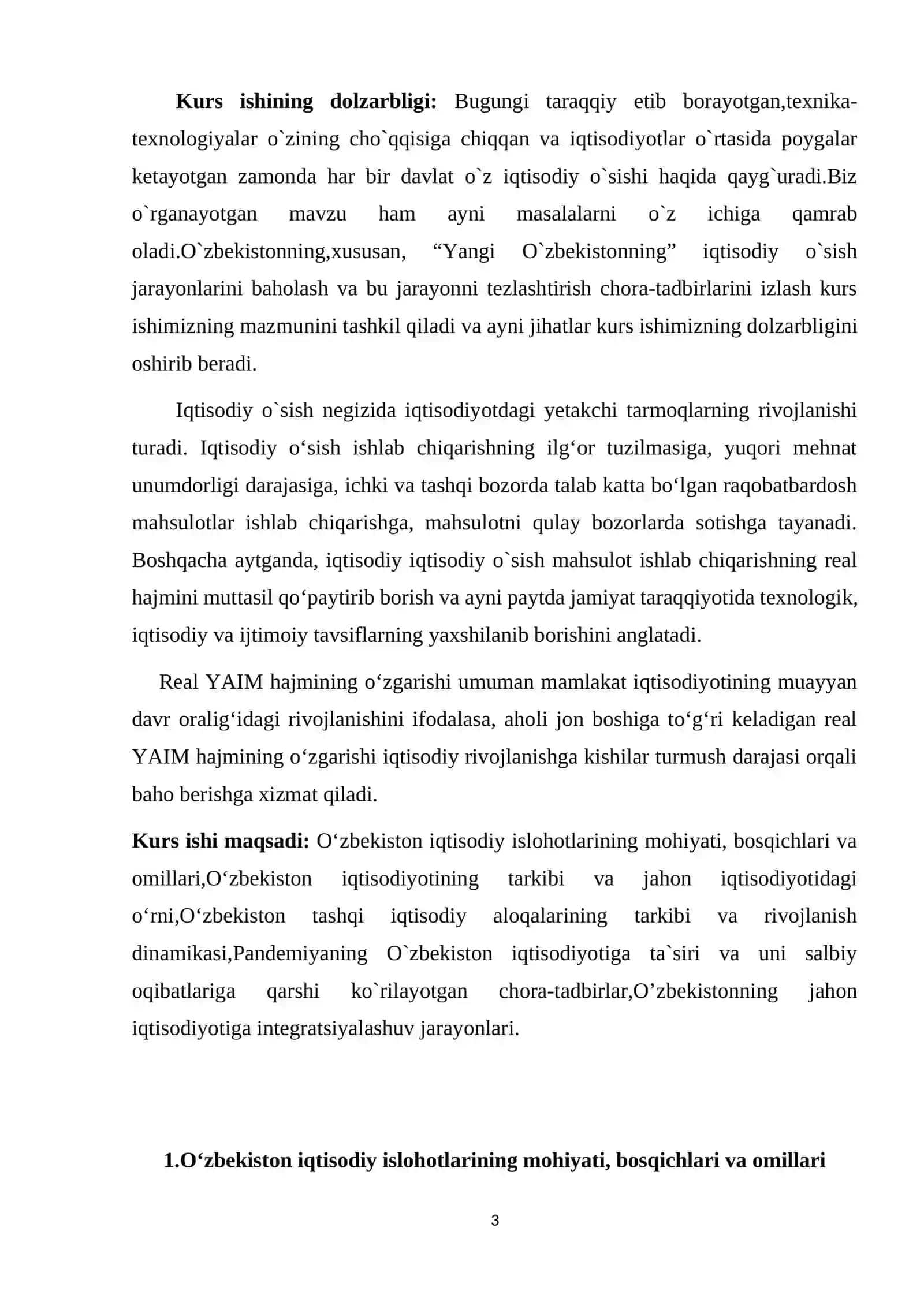 Yangi O‘zbekistonning jahondagi iqtisodiy salohiyati va mavqei 3