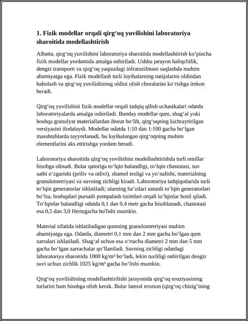QIRĞOQLAR YUVILISH JARAYONINING MODELLASHTIRISH USULLARI 3