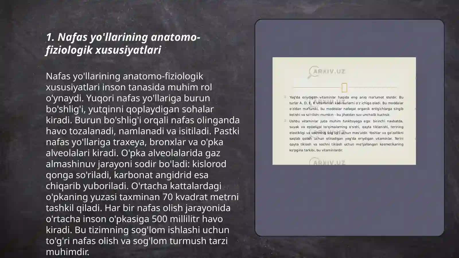 Nafas tizimining yoshga doir fiziologiyasi va gigiеnasi 3