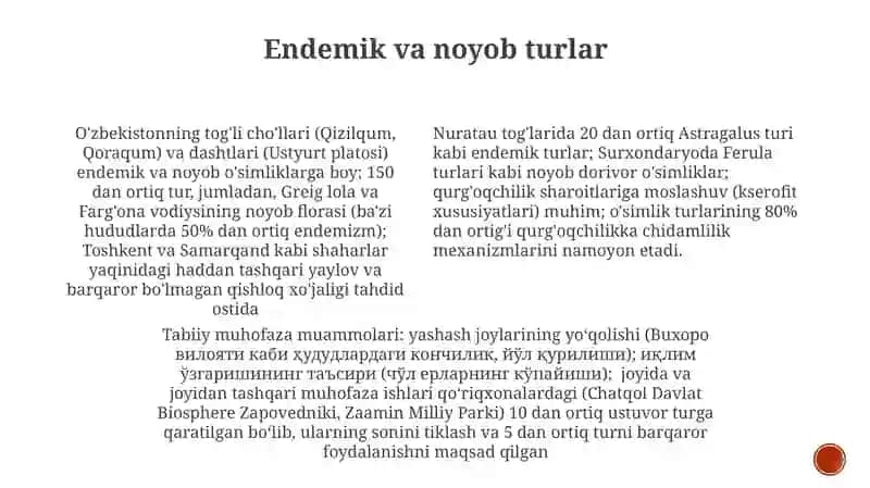 O'zbekistonning tog' cho'l dashtlarida o'sadigan o'simliklar 3