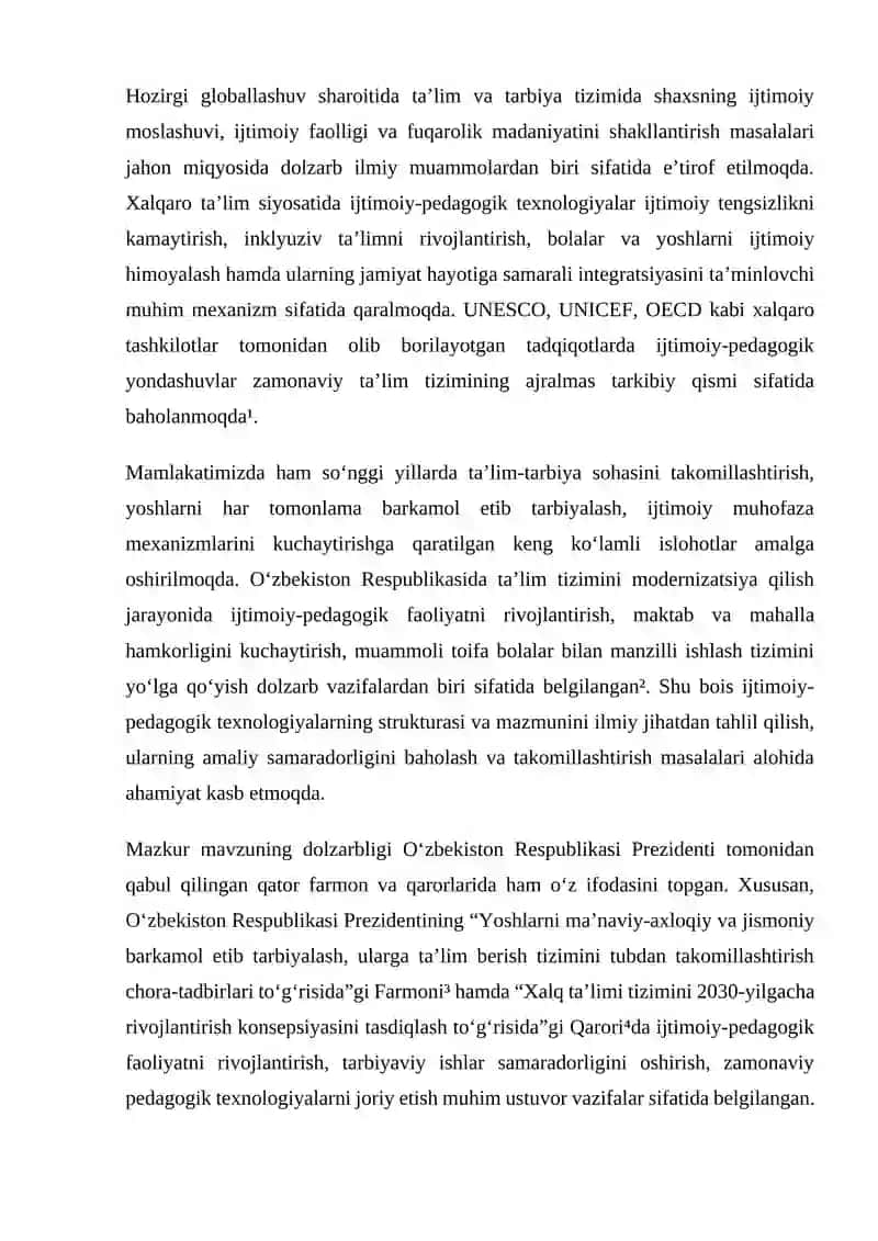 Ijtimoiy-pedagogik texnologiya strukturasi va mazmunining ilmiy tahlili 3