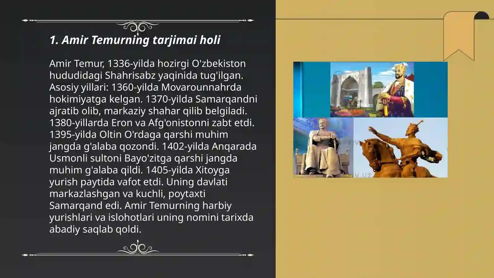 Amir Temur xaqida 3