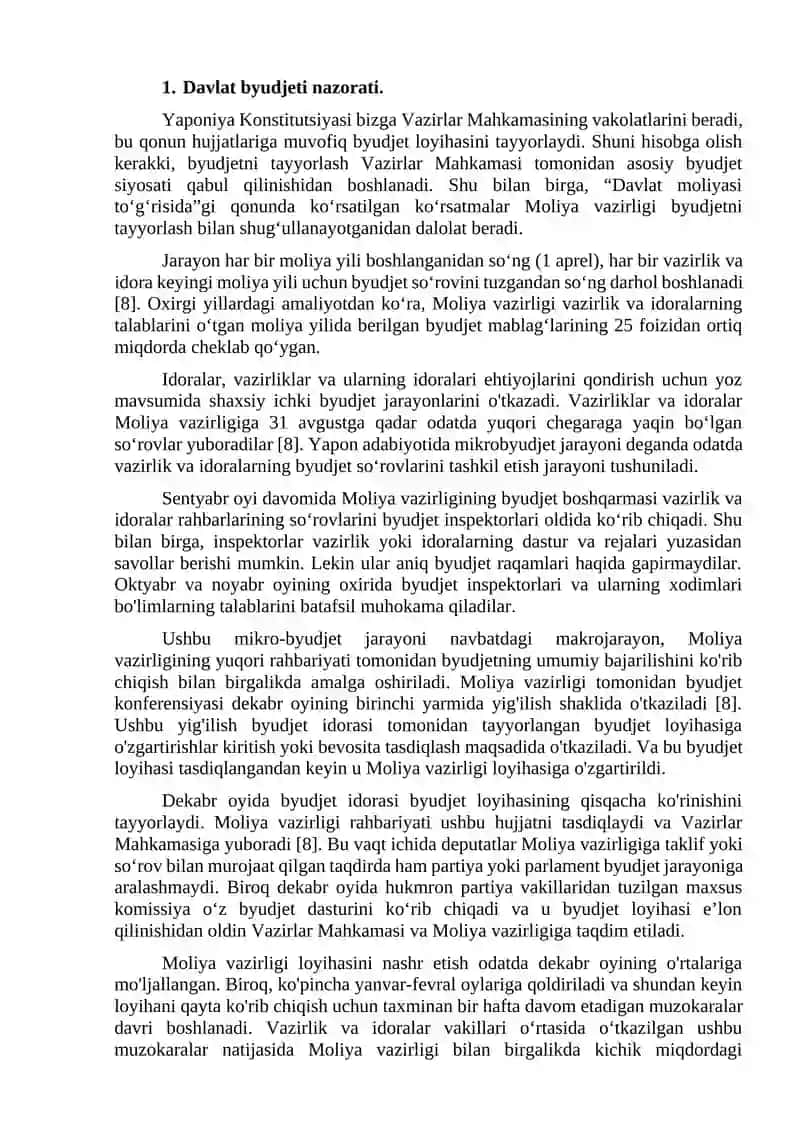 Yaponiya byudjet tizimi 3