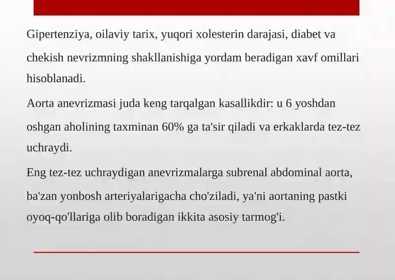 Qorin bo'shlig'iaortaanevrizmalari 3