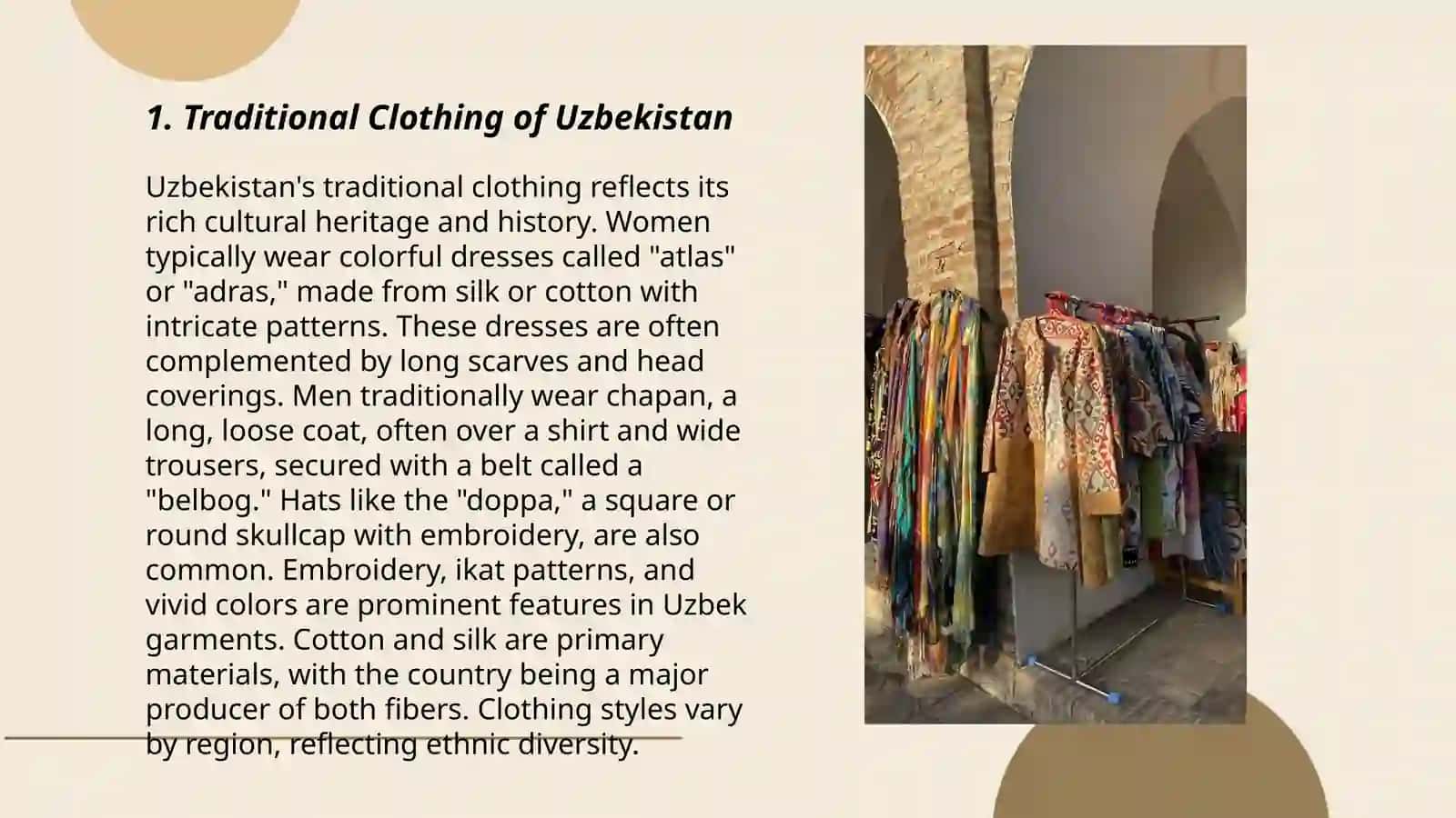 Traditional Clothing of Uzbekistan 3