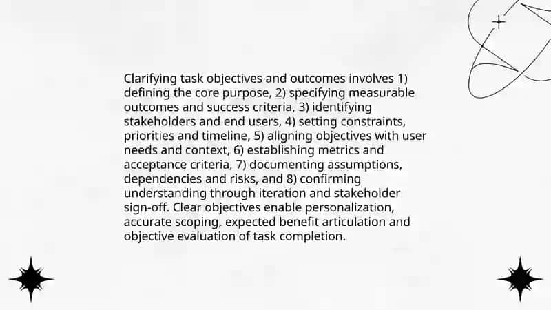 Identifying and Personalizing the Task 3