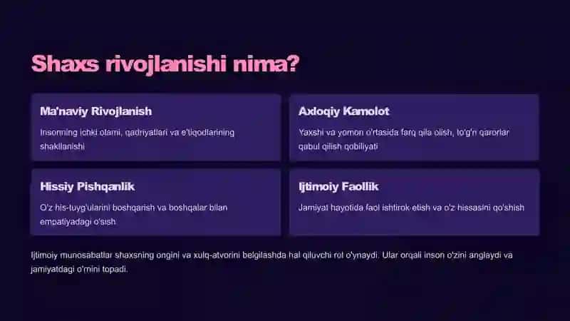 Individual ong rivojlanishida ijtimoiy munosabatlarni hal qiluvchi roli 3