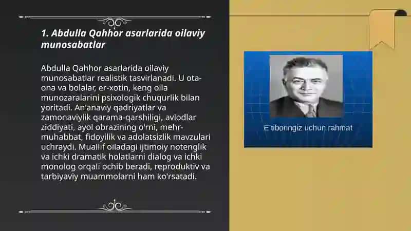 Abdulla Qahhor asarlari 3