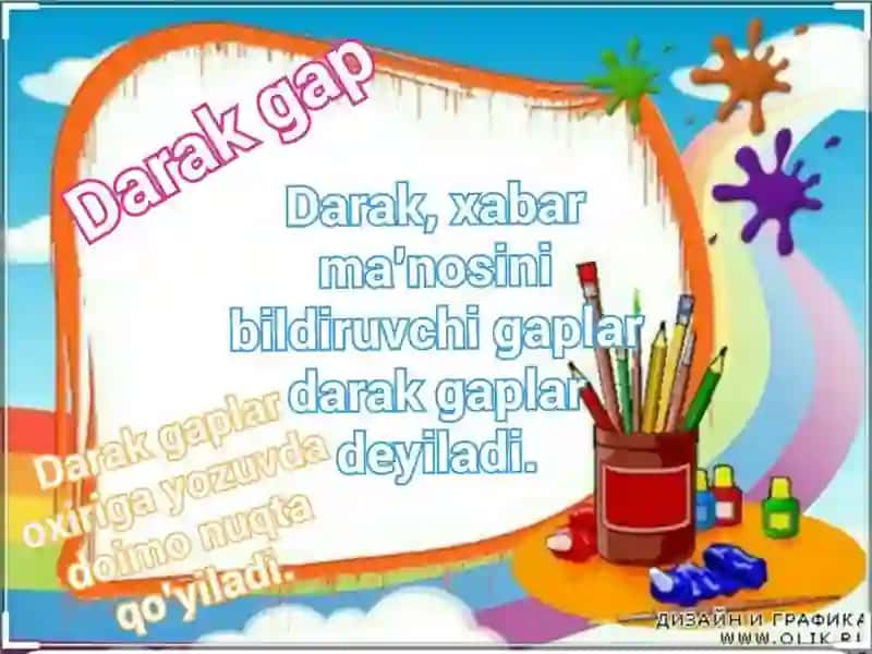 GAPNING IFODA MAQSADIGA KO`RA TURLARI (TAKRORLASH) 3