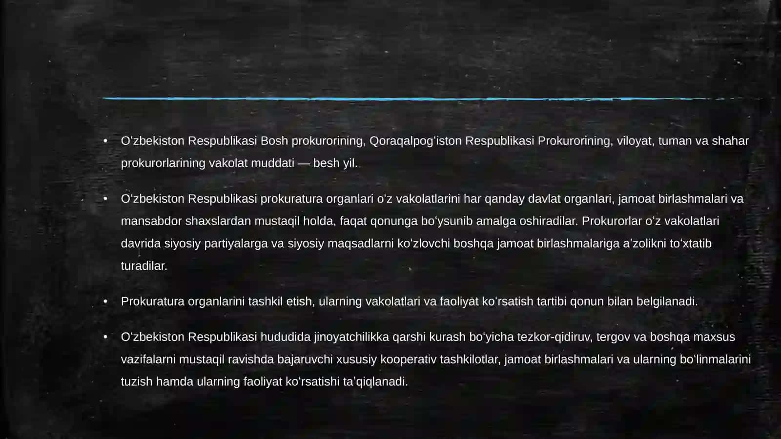 Oʻzbekiston Respublikasi prokuratura organlari 3