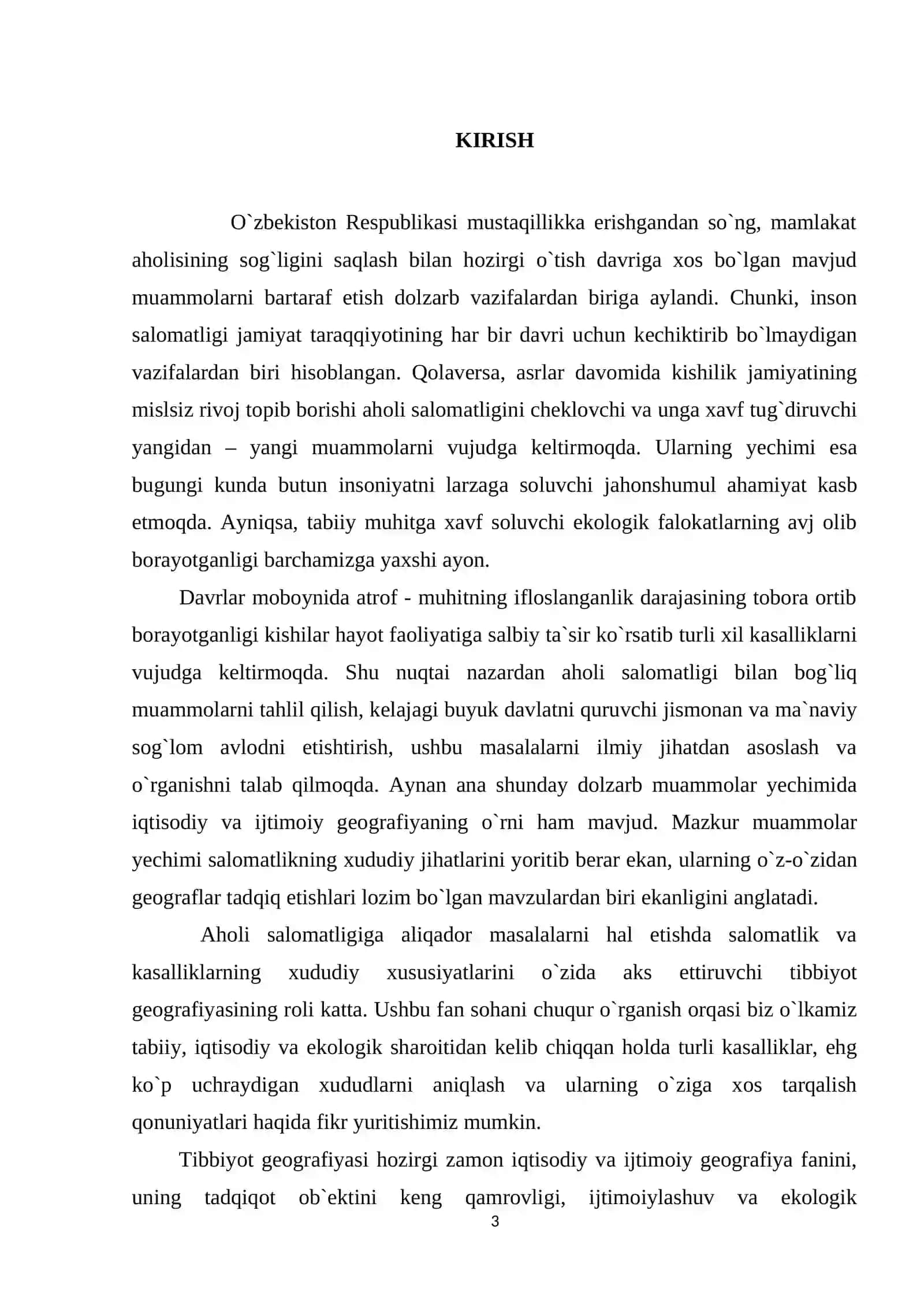 O’zbekiston Respublikasining tabbiy-geografik muammolari 3