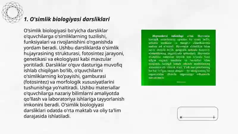 Biologiya darsliklarini tahlil qilish va uning turlari 3