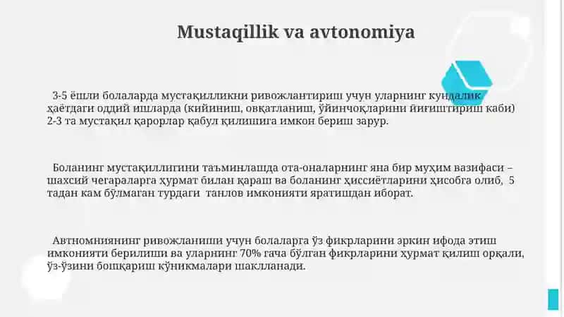Mustaqillik va avtonomiya 3