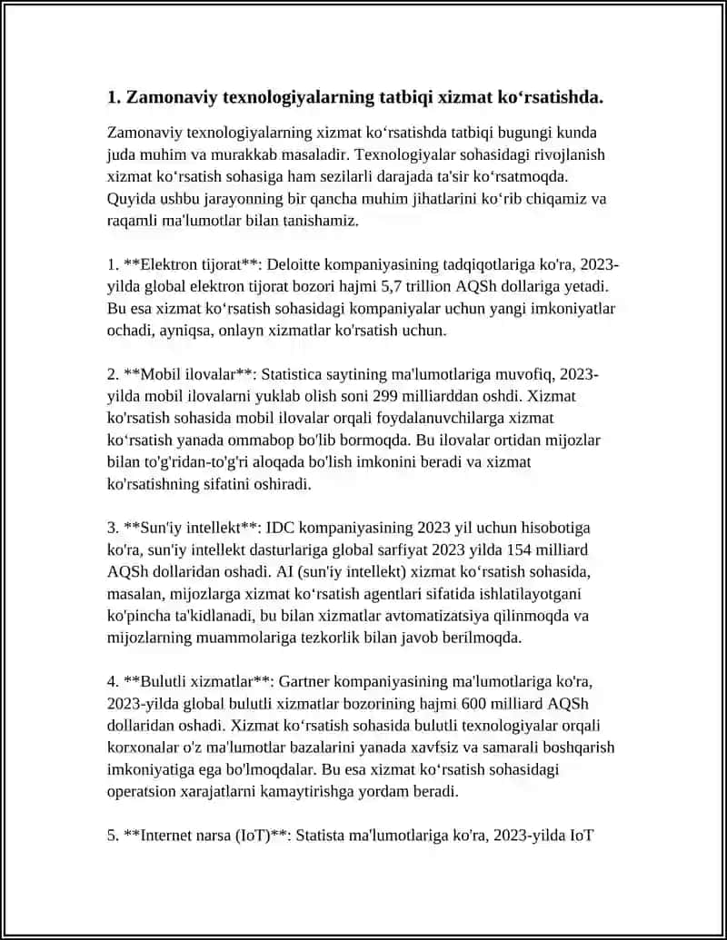 TURIZMDA XIZMAT KOʻRSATISHNING GLOBAL TENDENSIYALARI 3
