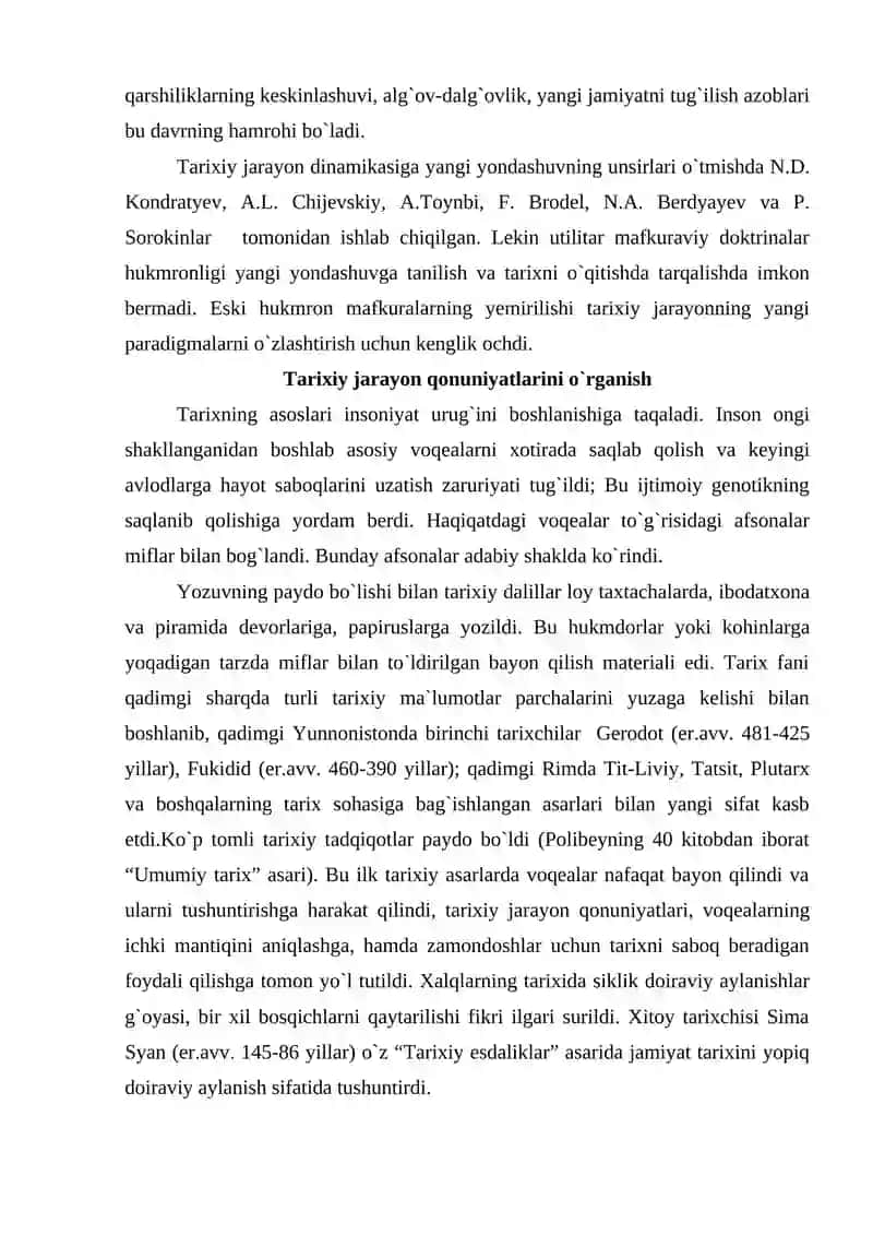 Sivilizatsiyalar tarixi 3