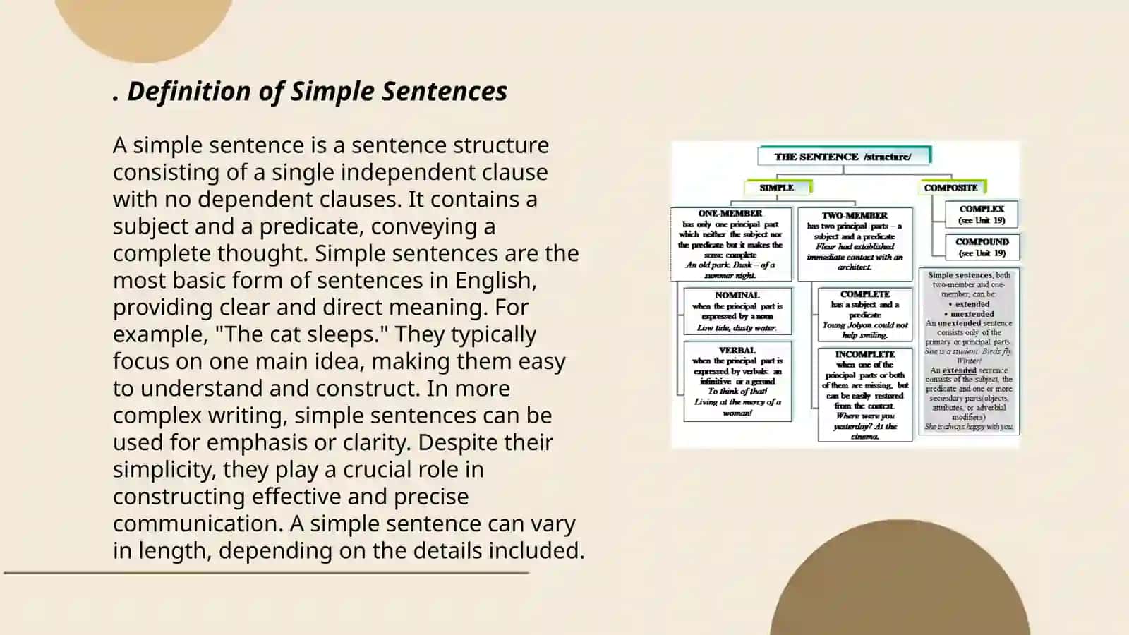 Analysis of Simple, Compound Sentences 3