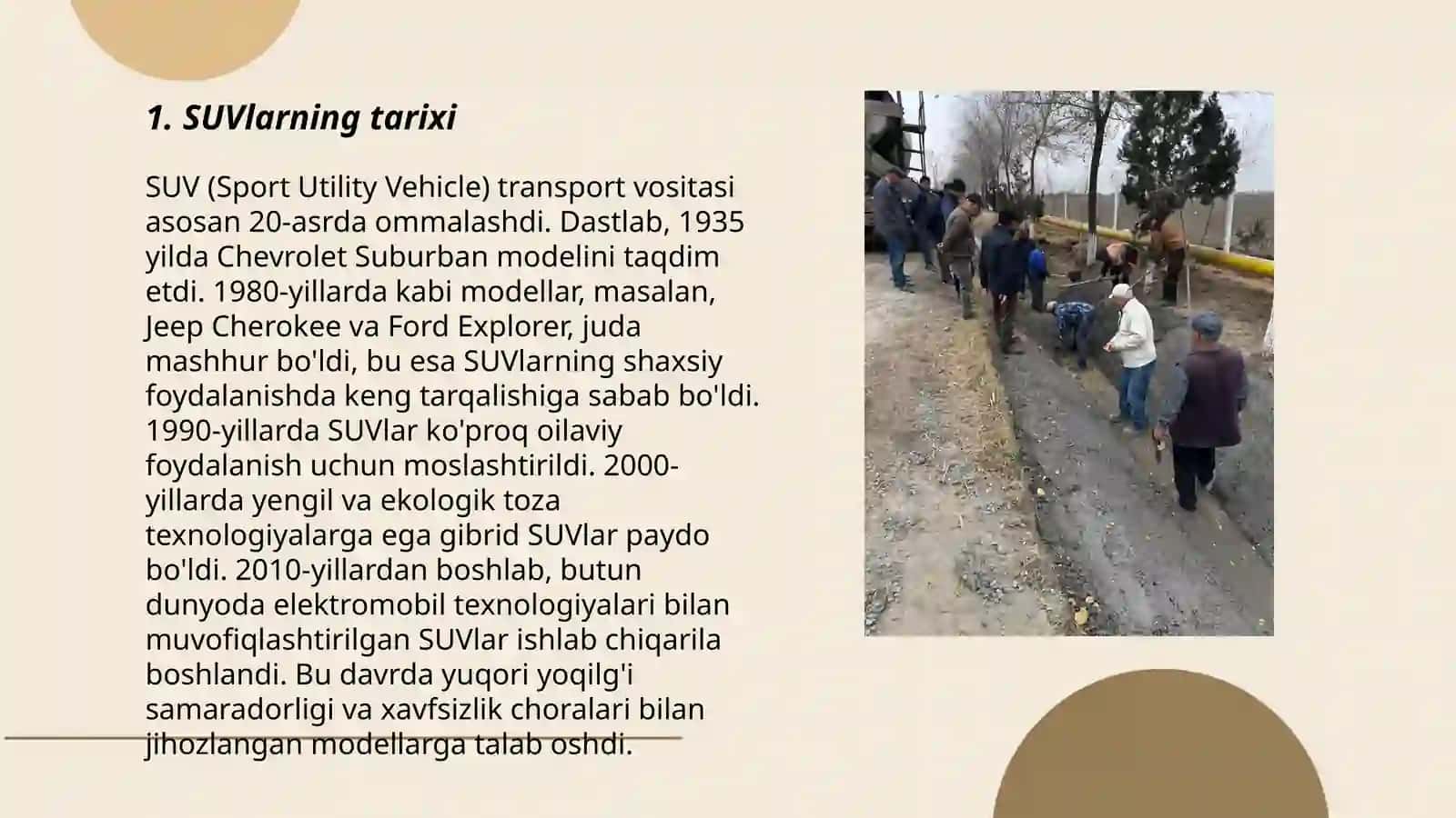 SUVlarning tarixi 3